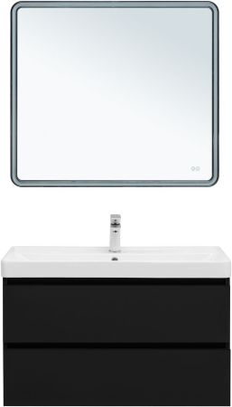 Тумба под раковину Aquanet Вега 2.0 90 черный, артикул 00337956