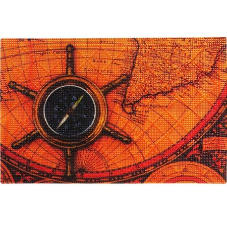 Коврик для входной двери Fora 40х60 FOR-DOOR16 Компас, артикул FOR-DOOR16