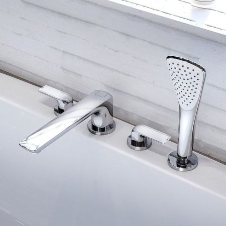 Смеситель на борт ванны Kludi Ameo 414240575 Хром, артикул 414240575