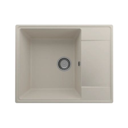 Кухонная мойка Ulgran Quartz Prima 605-02, лен, артикул Prima 605-02