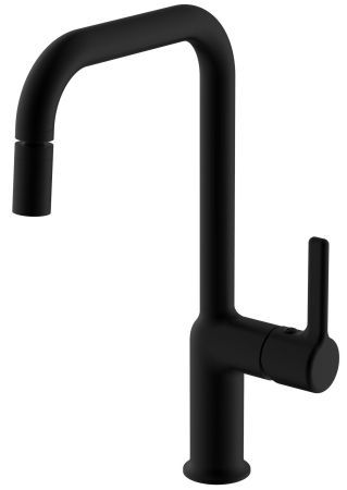 Смеситель Column Black для кухни, G-излив, артикул: CLM519B, артикул CLM519B