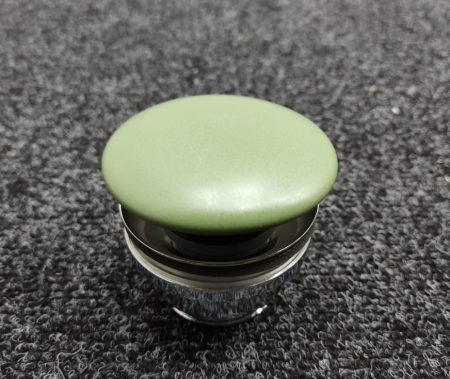 Kerasan Донный клапан клик-клак, покрытие керамика, цвет: verde matte (зеленый), артикул 923311