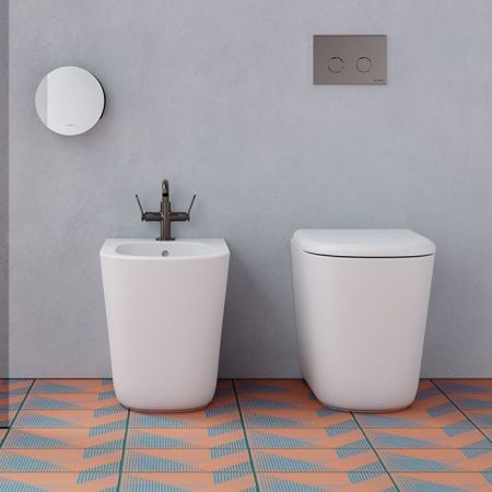 Унитаз, Globo, LALITA, тип установки-напольный, ширина, мм-360, глубина, мм-540, высота, мм-430, форма чаши-овальная, материал-керамика, сиденье-необходимо заказать, крепления в комплекте, цвет-белый, артикул LT001BI