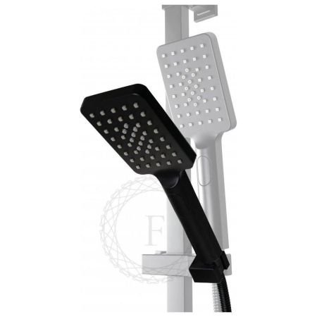 Душевая система FILARETE Waterfall FL2010BL, черный, артикул FL2010BL