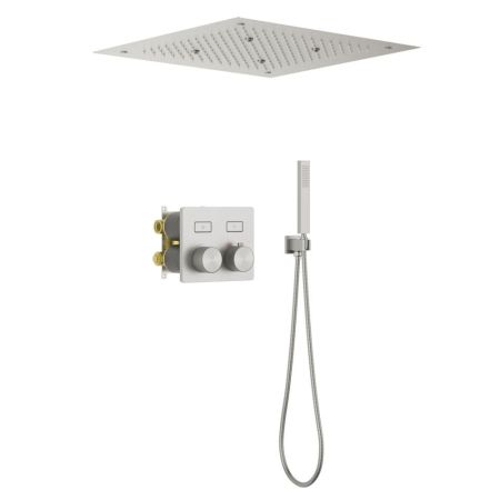 Душевая система встроенная с термостатом Timo Petruma никель (SX-5209/13SM), артикул SX-5209/13SM