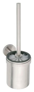 Ёршик для унитаза NEO, черная щетка , матовый хром