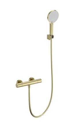 Смеситель для душа с термостатом WONZON & WOGHAND INN1, Брашированное золото (WW-B3013-A-BG), артикул WW-B3013-A-BG
