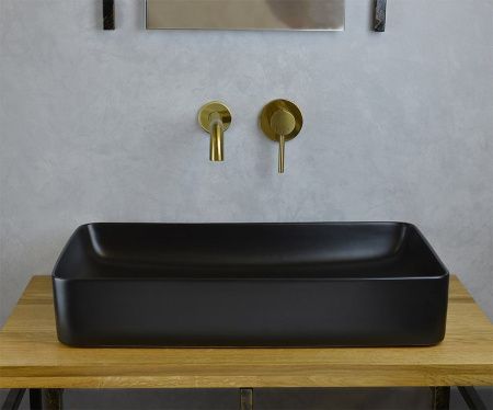 Раковина-чаша Bronze de Luxe Scandi 60 6145-BM Черная матовая Раковина-чаша Bronze de Luxe Scandi 60 6145-BM Черная матовая