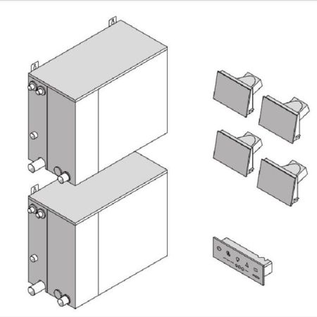 Effegibi Nuvola Smart Power 250 Парогенератор 52х26хh95 см, 25 кВт, артикул HA 50 52 0010
