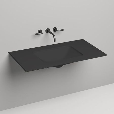 SALINI Столешница 1000х500х15 мм, из материалв S-Stone, цвет  матовый RAL 9011