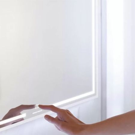 Зеркало MIO прямоугольное с диммером 70, белое, артикул MIO.mi.70\WHT