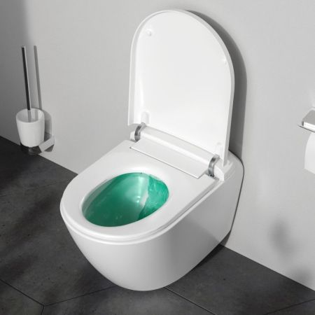 CCC301700SC Sensation подвесной унитаз с интегрированным электронным биде TouchReel, артикул CCC301700SC