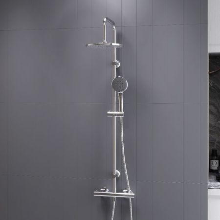 D0710400 Futura душевая система с душевым ТМС смесителем, хром, артикул D0710400