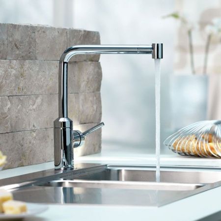 Смеситель для кухни  KLUDI L-INE 428210577 (хром, L-24,5 H-27), шт, артикул 428210577