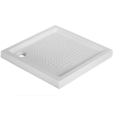 Душевой поддон из искусственного камня Migliore 80x80x7 Квадратный Белый, артикул ML.PDQ-28.370.BI