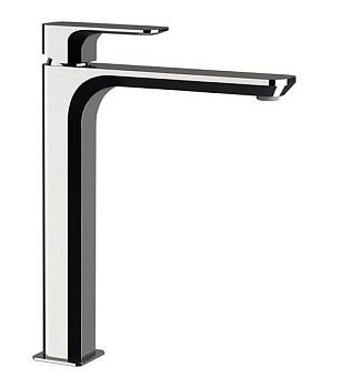 Daniel Tiara, высокий однорычажный смеситель для раковины (излив 18,5 см), с донным клапаном click-clack, цвет бронза