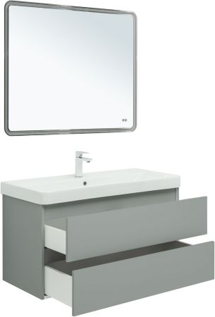 Тумба под раковину Aquanet Вега 2.0 100 мисти грин, артикул 00337957