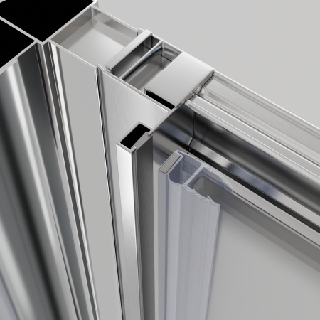 Душевой уголок RGW PA-045 (Матовое-Сатинат, 1200x800)