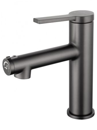 Смеситель для раковины с функцией полоскания WONZON & WOGHAND, Темный графит (WW-H1017-BGG), артикул WW-H1017-BGG