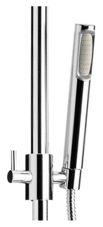 Душевая система Webert Azeta AZ870105 Хром с верхним душем PVC, артикул AZ870105015PVC