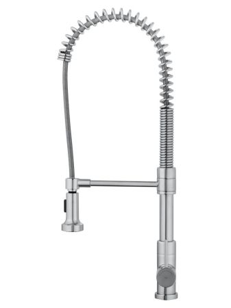 Смеситель для кухни высокий с выдвижным изливом WONZON & WOGHAND Хром (WW-422903-CR), артикул WW-422903-CR