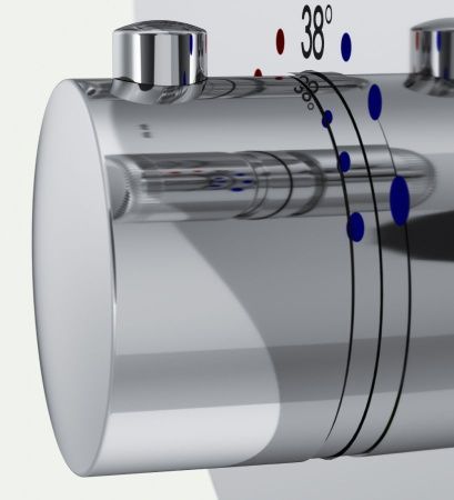 F50A85700 Inspire V2.0, TouchReel смеситель для 2 потребителей с термостатом, монтируемый в стену, х F50A85700 Inspire V2.0, TouchReel смеситель для 2 потребителей с термостатом, монтируемый в стену, х