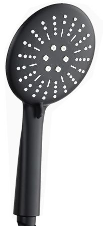 Ручной душ Black, 3 реж., диам. 115  артикул: VSP09, VODA