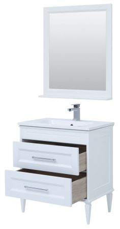 Мебель для ванной Aquanet Бостон М 80 белый( лит. мрамор), артикул 00259387