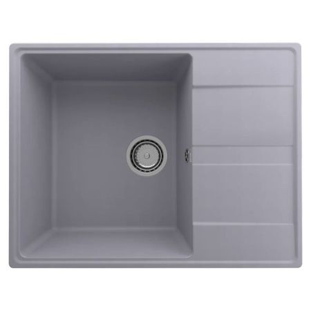 Кухонная мойка Ulgran Quartz Prima 650-05, бетон, артикул Prima 650-05