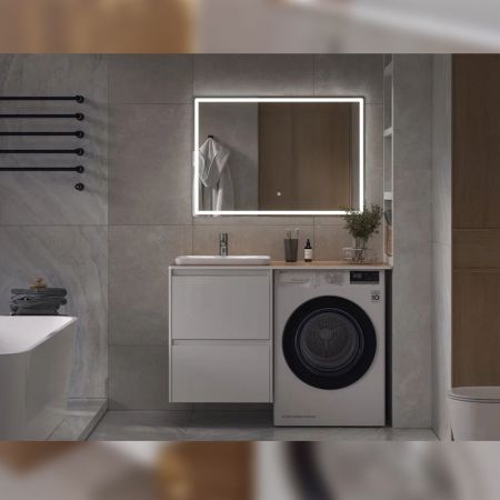 Тумба под раковину подвесная Velvex Klaufs tp.KLA.56.2Y, 55 см, артикул tp.KLA.56.2Y