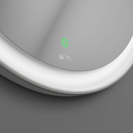 Viken White Зеркало с LED подсветкой, D650