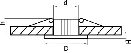 Светильник точечный встраиваемый декоративный со встроенными светодиодами Soffi 11 Lightstar 212417, артикул 212417