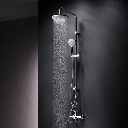 F40885A94 Набор X-Joy: душевая система, смеситель для ванны/душа излив 300 мм, хром, шт., артикул F40885A94