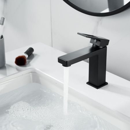 Смеситель для раковины Raffine F0196H, черный, артикул F0196H