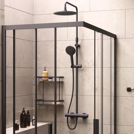 WK93ER Gem S Комплект ограждение 120*80, прямоугольный, черный, артикул WK93ER