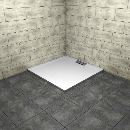 Душевой поддон квадратный RGW GWS-01 Белый (900x900)