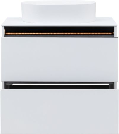 Тумба под раковину Allen Brau Activity 80 1.34004.WM белый матовый/черный браш, артикул 1.34004.WM