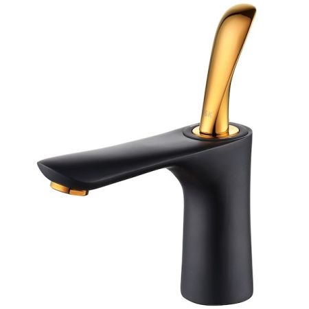 Смеситель для раковины D&K Venice Baciano DA1032159 Черный Золото, артикул DA1032159