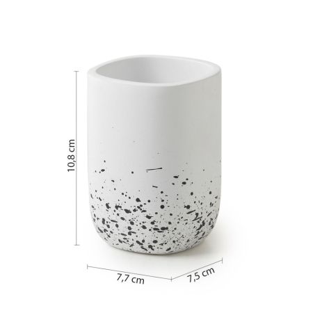 Gedy Layla, настольный стакан, цвет белый матовый, артикул LL98(02)