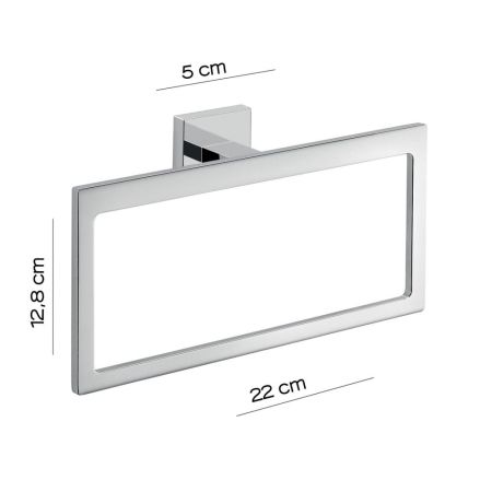 Gedy Elba, полотенцедержатель - кольцо, цвет хром, артикул A070(13)