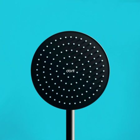 D0708000BL Comfort душевая система с тропическим душем, ручной душ 1F,  цвет черный