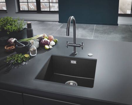 Смеситель для кухни GROHE Atrio New, матовый темный графит (30362AL0), артикул 30362AL0
