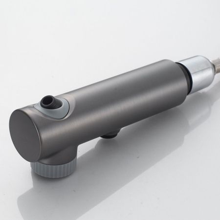 Смеситель для раковины многофункциональный Raffine F281T, оружейная сталь, артикул F281T