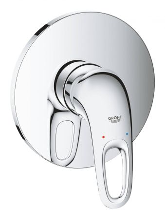 Смеситель однорычажный для душа GROHE Eurostyle 2015, круглая розетка, хром (24048003), артикул 24048003