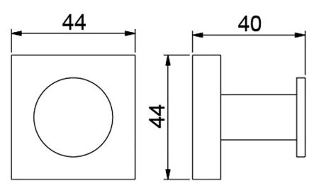 Крючок Timo Selene 12011/03 Черный, артикул 12011/03