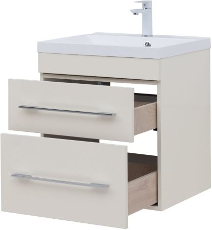 Тумба под раковину Aquanet Верона 60 крем (2 ящика), артикул 00304537