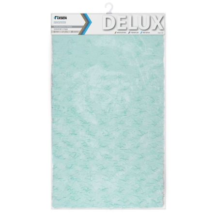 Коврик для ванной комнаты FIXSEN DELUX FX-9040T, бирюзовый, артикул FX-9040T
