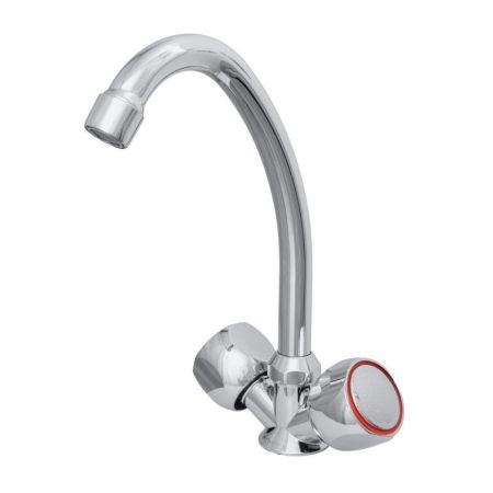 Смеситель для кухни Сантаком stOMEGA 3310-4, хром, артикул 3310-4