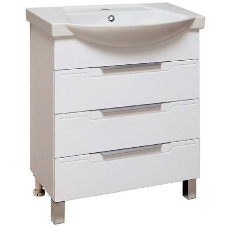 Тумба под раковину Runo Верона 65 4620750025861 Белая, артикул 4620750025861