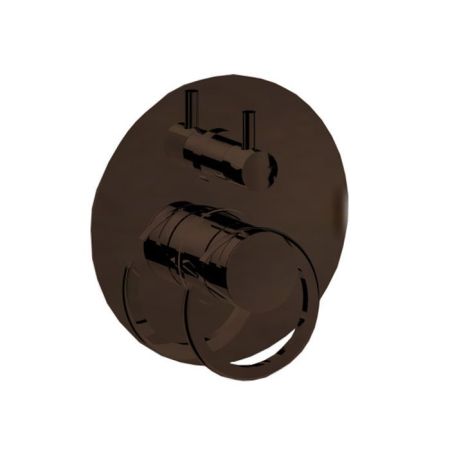 BONGIO LINEA Смеситель настенный встраиваемый, однорычажный, с переключателем на 2 положения, внешняя часть, цвет Terra di Toscana, артикул 82519TTTTEU